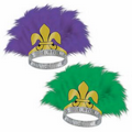 Fleur De Lis Feathered Tiaras